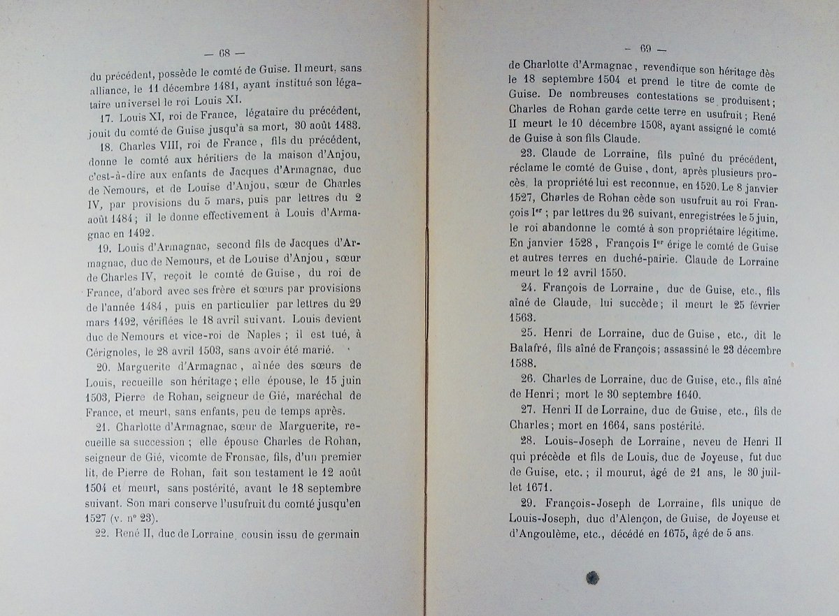 GERMAIN - René II, duc de Lorraine et le comte de Guise. Typographie de Crépin-Leblond, 1888.-photo-8