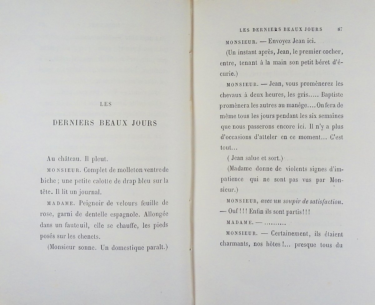 Gyp - The Happiest Of All. Calmann Lévy, 1886, Signed Binding In Full Purple Morocco.-photo-7