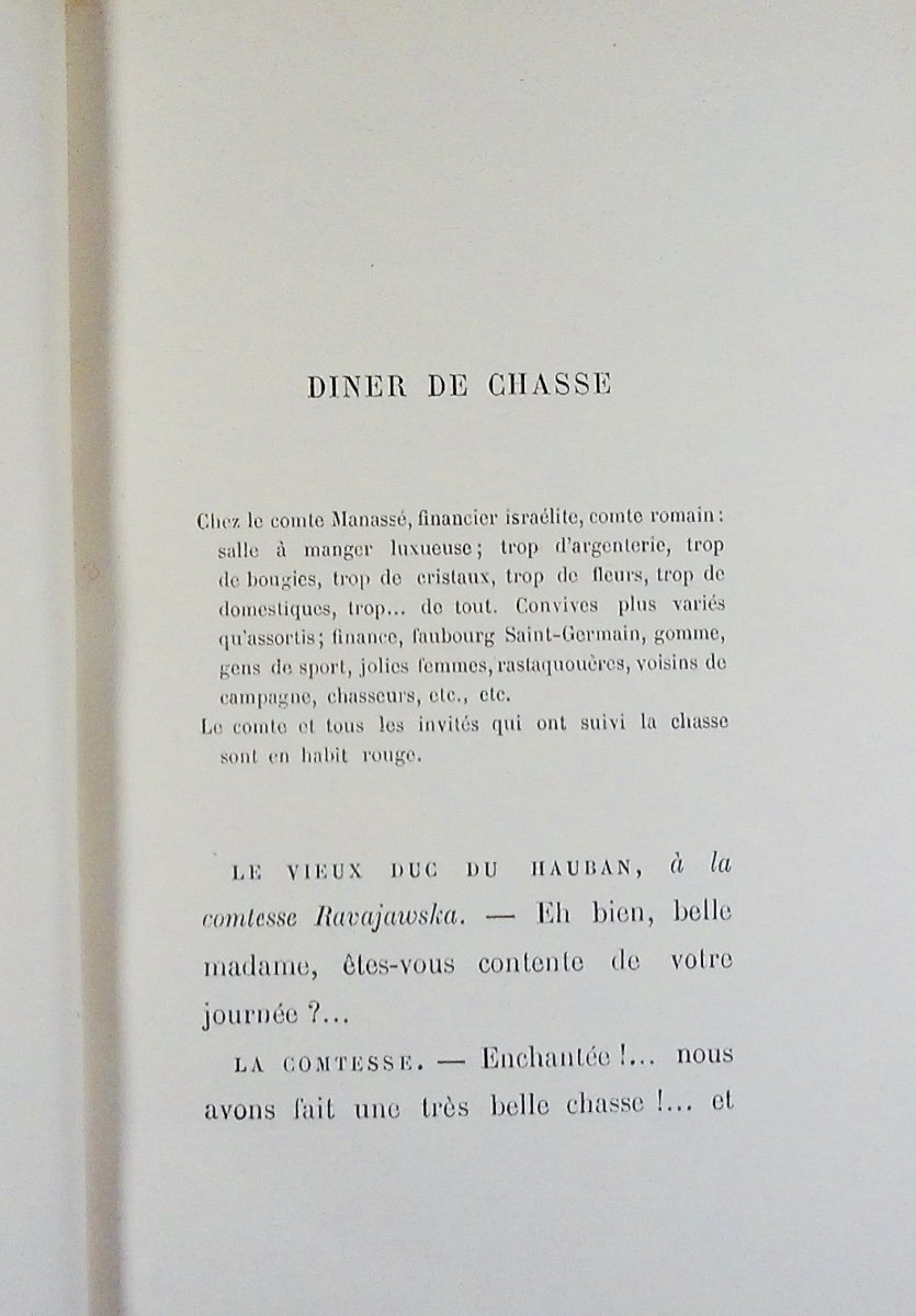 Gyp – Ahoy! The Great Life! ! !. Calmann Lévy, 1891, Purple Morocco Binding Signed Bézard.-photo-1