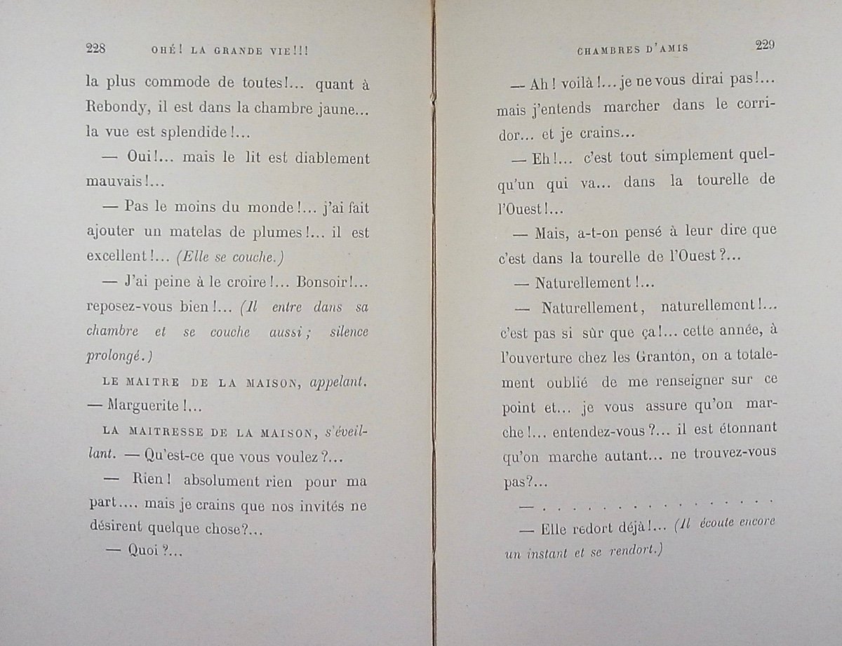 Gyp – Ahoy! The Great Life! ! !. Calmann Lévy, 1891, Purple Morocco Binding Signed Bézard.-photo-8