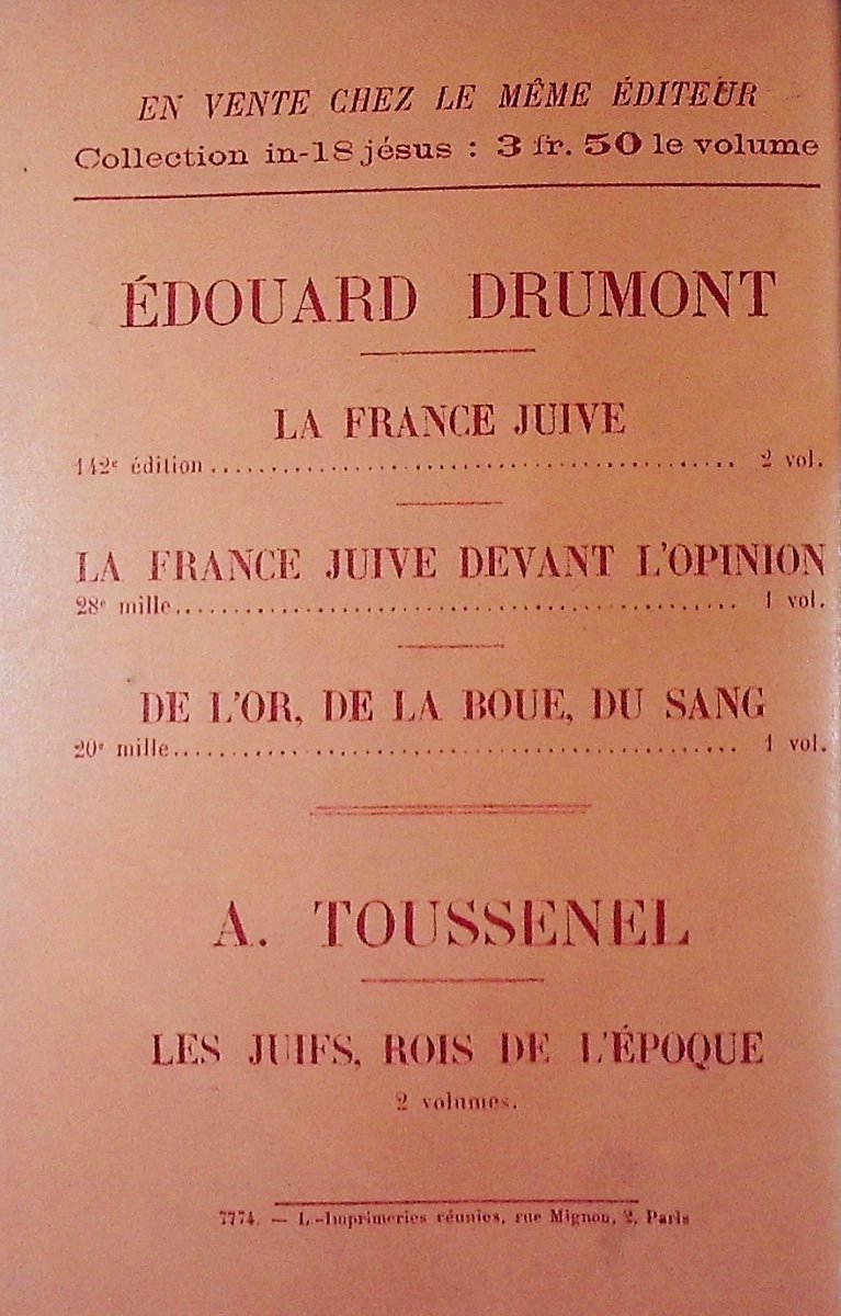 Gyp - Israel. Flammarion, 1898, Full Purple Morocco Binding Signed Bézard, Gilded Head.-photo-5