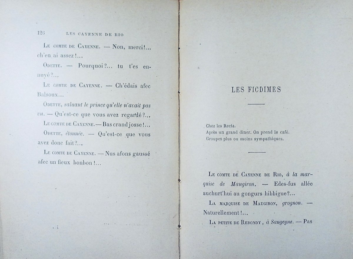 GYP - Les Cayenne de Rio. Flammarion, 1899, reliure plein maroquin violet signée Bézard.-photo-3