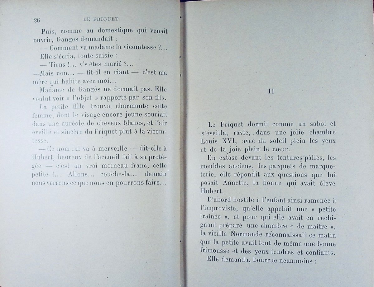 GYP - Le Friquet. Flammarion, 1901, reliure plein maroquin violet signée Bézard, tête dorée.-photo-2