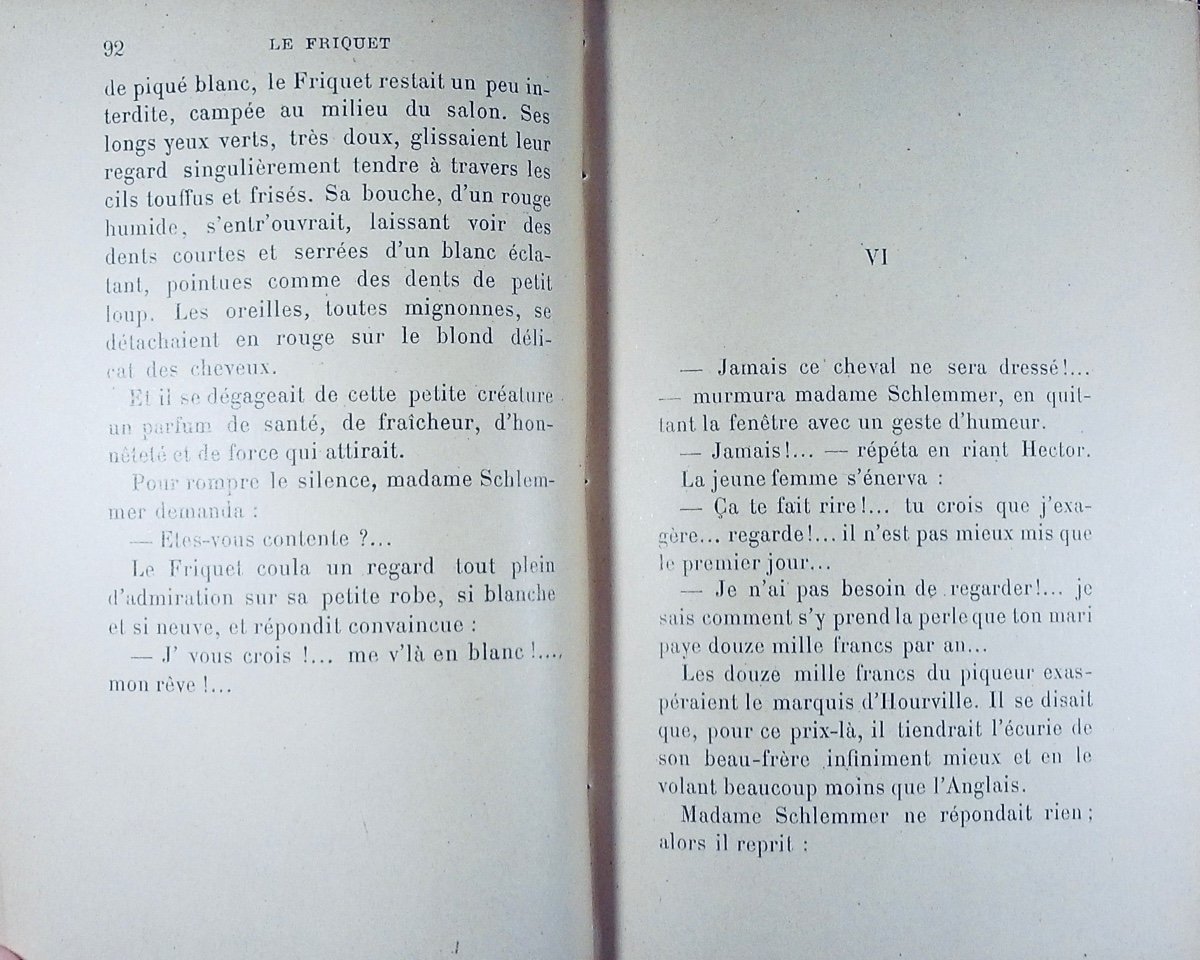 GYP - Le Friquet. Flammarion, 1901, reliure plein maroquin violet signée Bézard, tête dorée.-photo-3