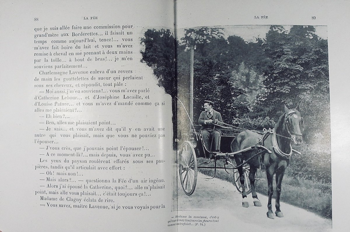 GYP - La Fée. Nilsson - Lamm, 1902, reliure plein maroquin violet signée Bézard, tête dorée.-photo-2