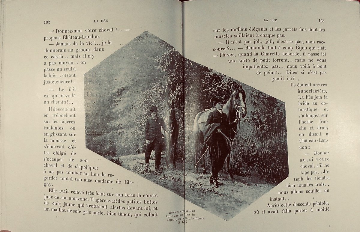 GYP - La Fée. Nilsson - Lamm, 1902, reliure plein maroquin violet signée Bézard, tête dorée.-photo-3