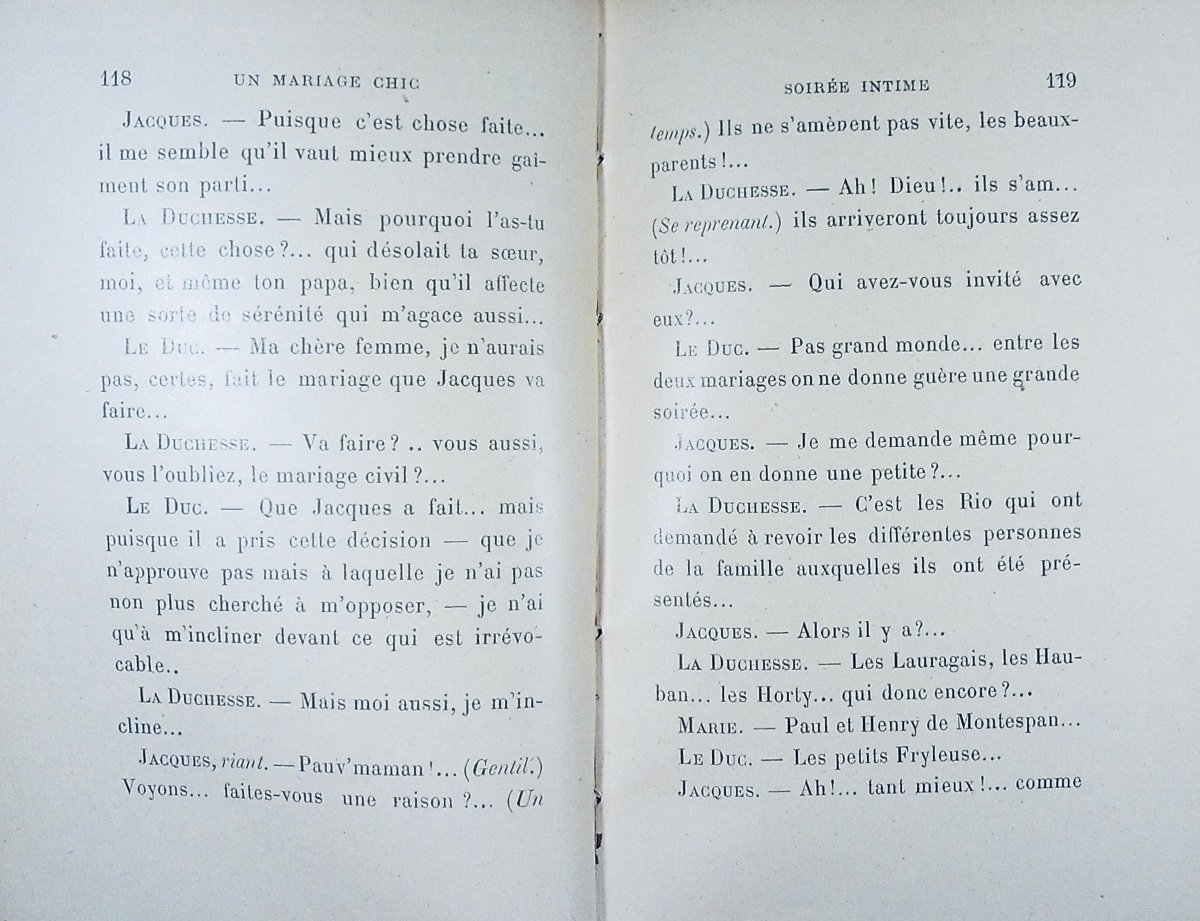 GYP - Un mariage chic. Flammarion, vers 1902, reliure plein maroquin violet signée Bézard.-photo-2