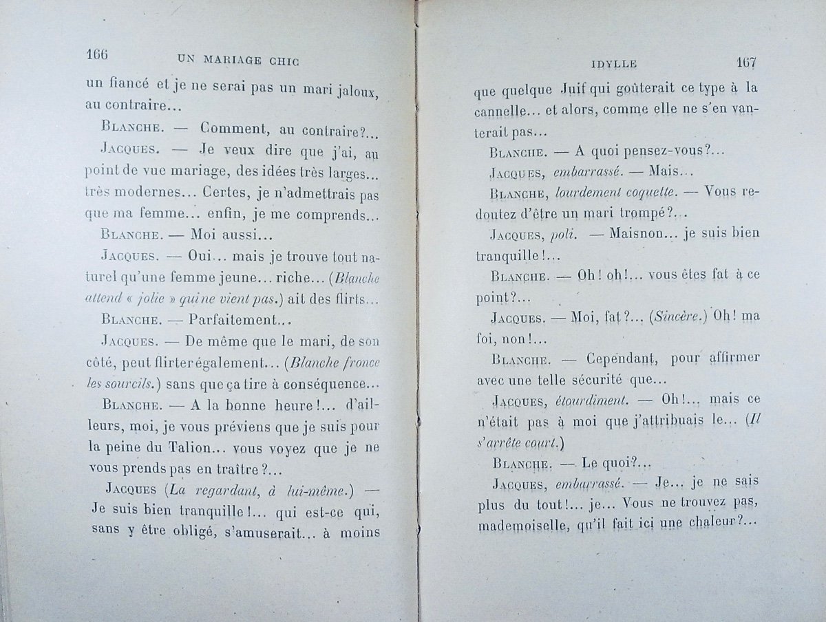 GYP - Un mariage chic. Flammarion, vers 1902, reliure plein maroquin violet signée Bézard.-photo-3