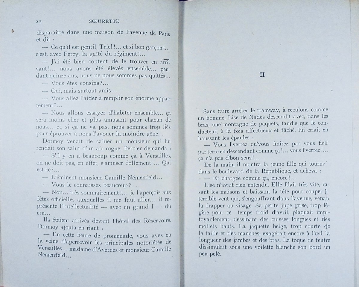 GYP - Soeurette. Félix Juven, 1902, reliure plein maroquin violet signée Bézard, tête dorée.-photo-4