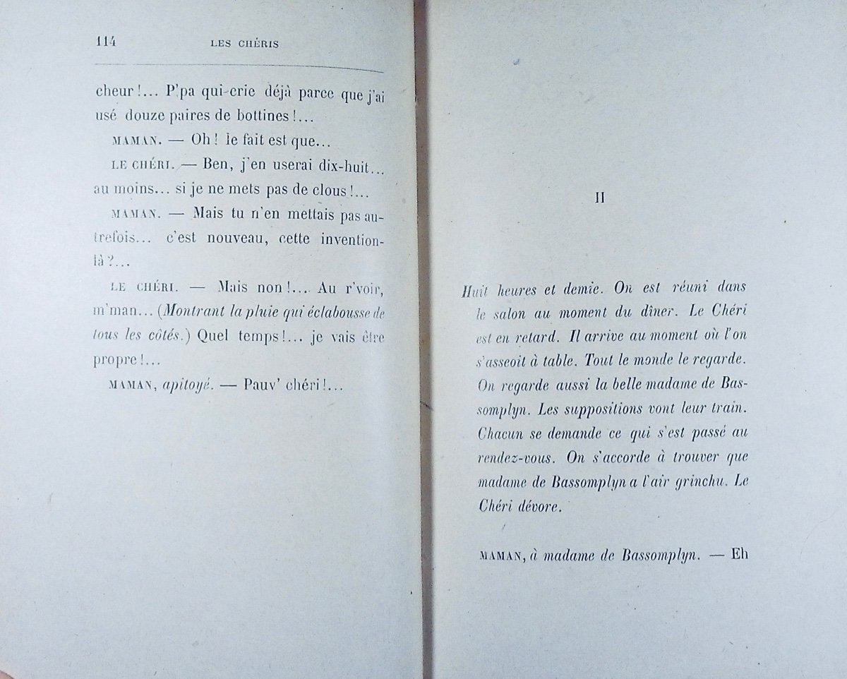 GYP - Les Chéris. Félix Juven, 1903, reliure plein maroquin violet signée Bézard, tête dorée.-photo-3