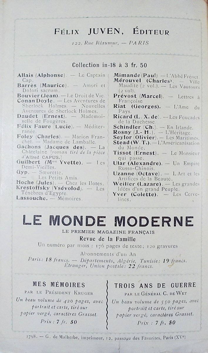 GYP - Les Chéris. Félix Juven, 1903, reliure plein maroquin violet signée Bézard, tête dorée.-photo-4