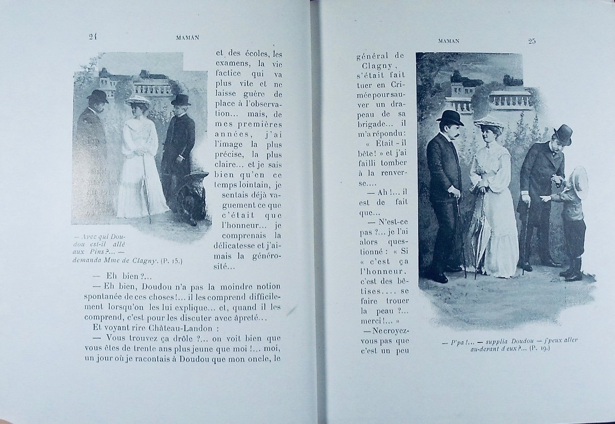 GYP - Maman. Librairie Nilsson - Per Lamm, 1904, reliure plein maroquin violet de Bézard.-photo-1