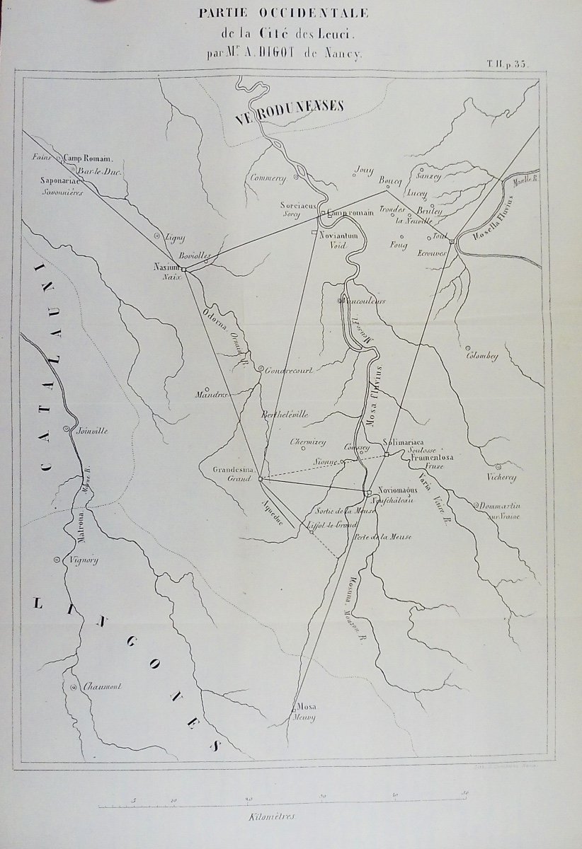 Jeantin - The Marches Of The Ardennes And The Woëpvres. Grimblot, 1853, In Period Binding.-photo-4