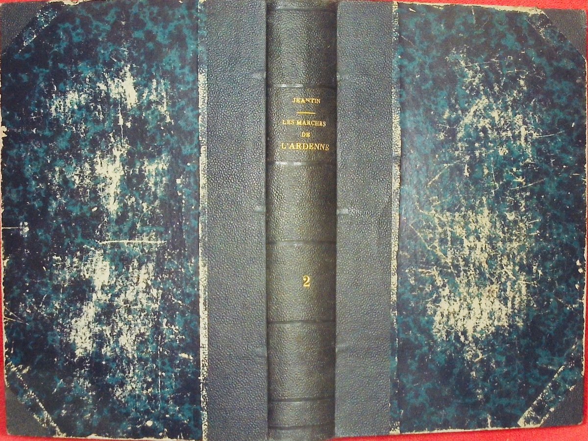 Jeantin - The Marches Of The Ardennes And The Woëpvres. Grimblot, 1853, In Period Binding.-photo-6