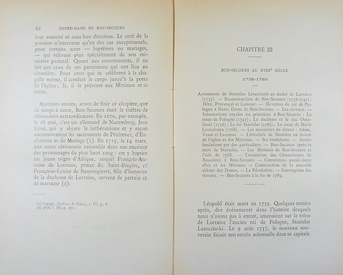 Jerome (léon) - The N.-d Church Of Bon-secours In Nancy. Nancy, Raoul Vagner, 1898, Paperback.-photo-4