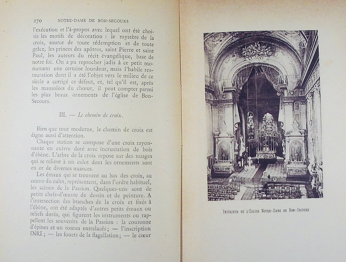 Jerome (léon) - The N.-d Church Of Bon-secours In Nancy. Nancy, Raoul Vagner, 1898, Paperback.-photo-8