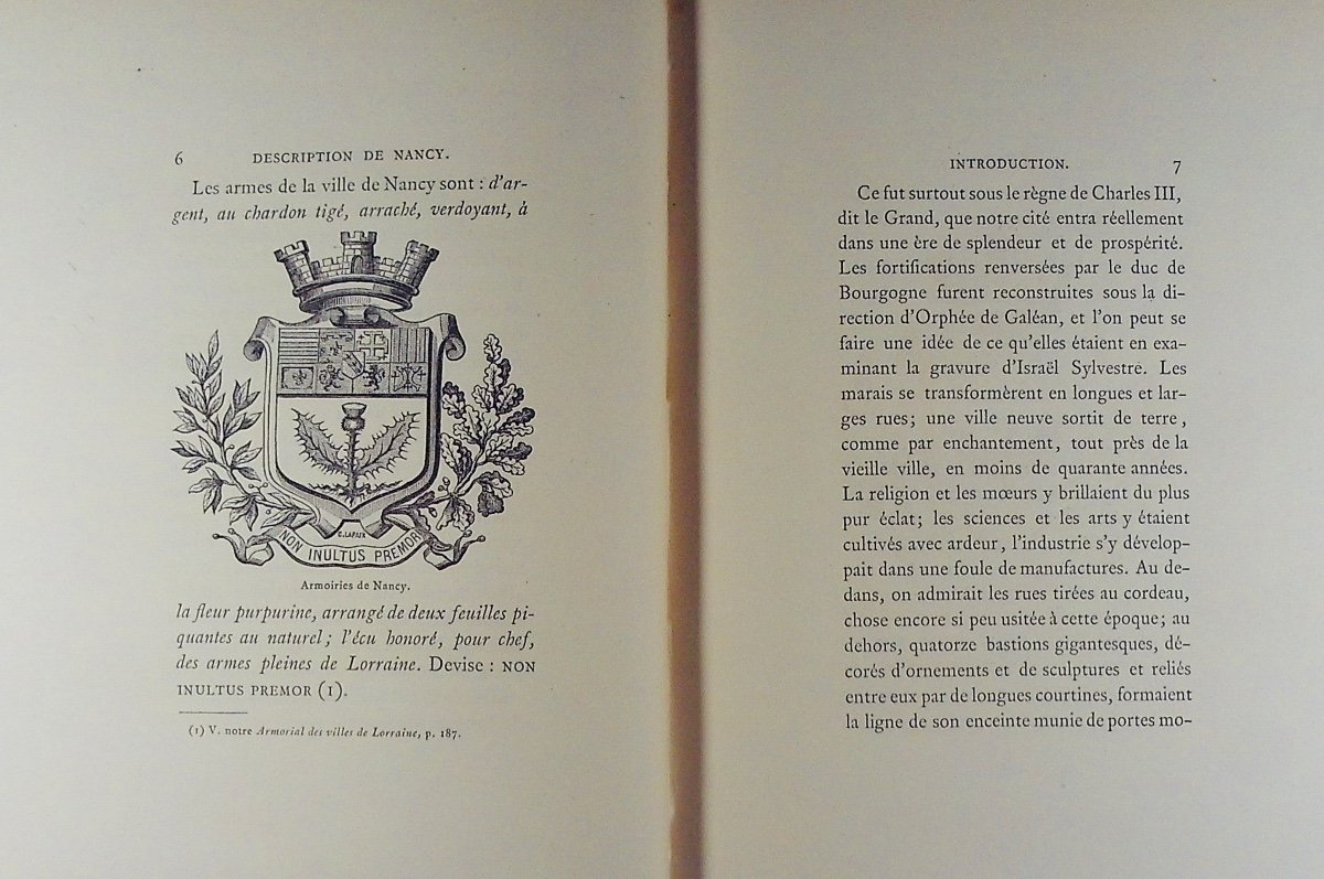 Lapaix (constant) - Illustrated Description Of Nancy And Its Surroundings. Berger-levrault, 1874.-photo-2