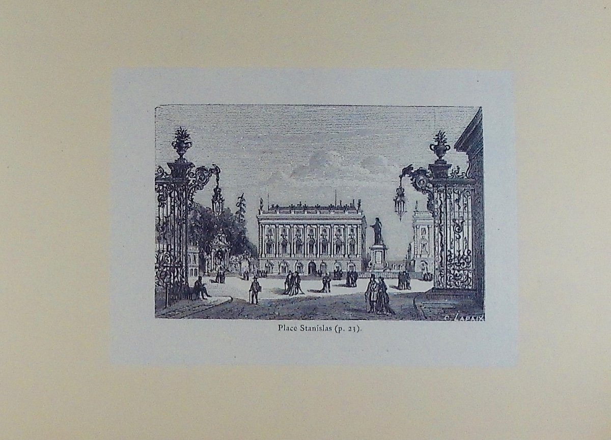 LAPAIX (Constant) - Description illustrée de Nancy et de ses environs. Berger-Levrault, 1874.-photo-3