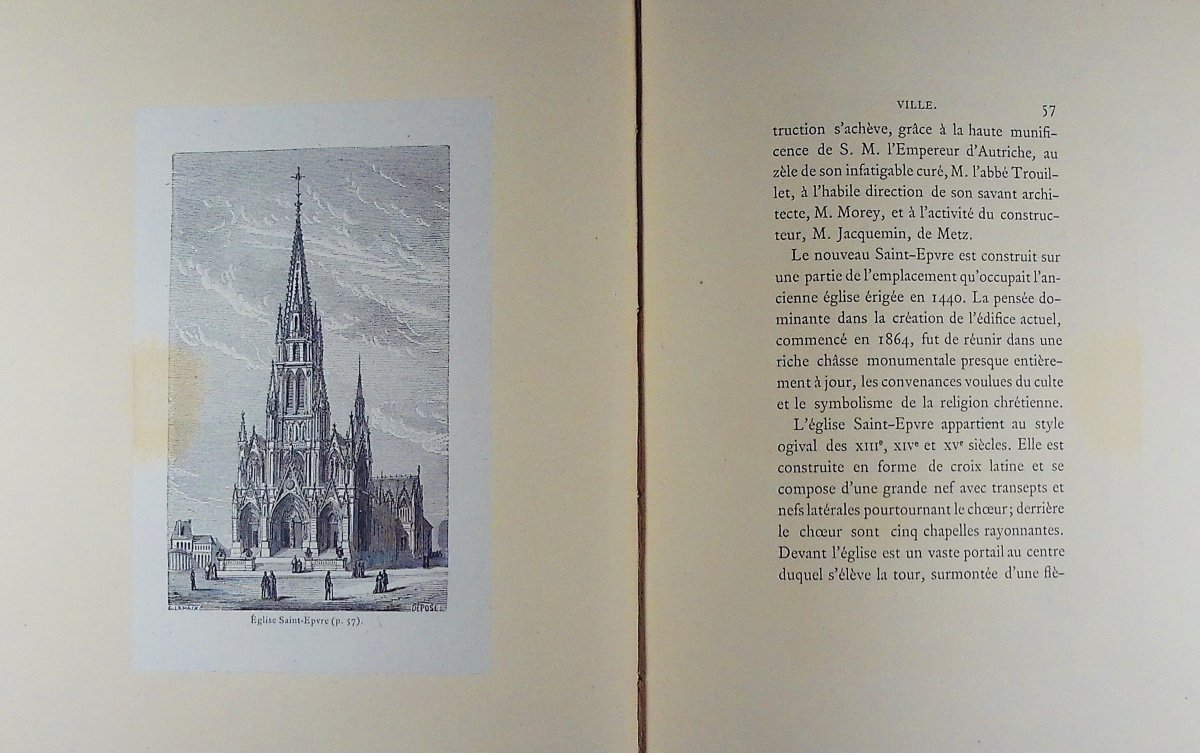 Lapaix (constant) - Illustrated Description Of Nancy And Its Surroundings. Berger-levrault, 1874.-photo-3