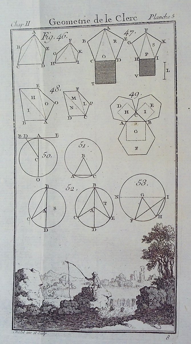 LE CLERC (Sébastien) - Traité de géométrie théorique et pratique, à l'usage des artistes. 1774.-photo-4