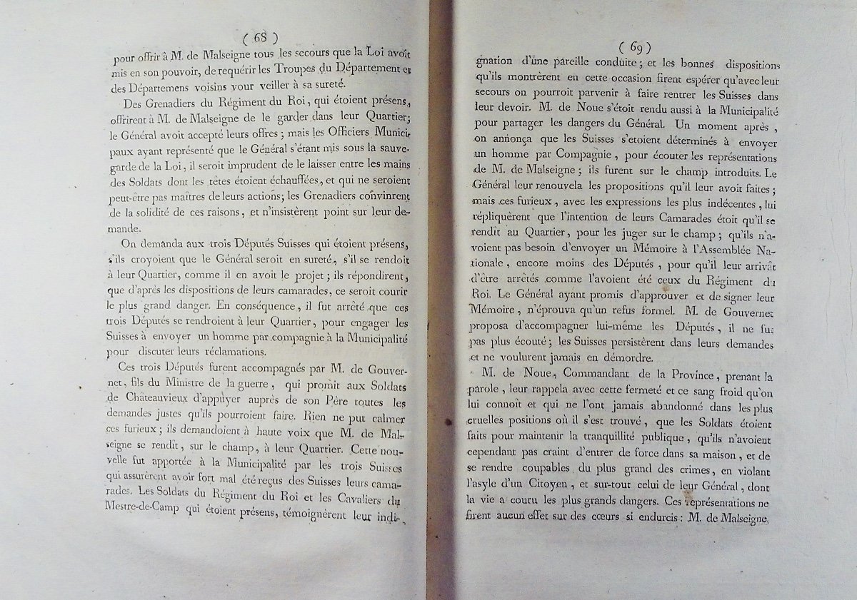 LÉONARD -  Relation exacte et impartiale de ce qui s'est passé à Nancy, le 31 août 1790. -photo-3