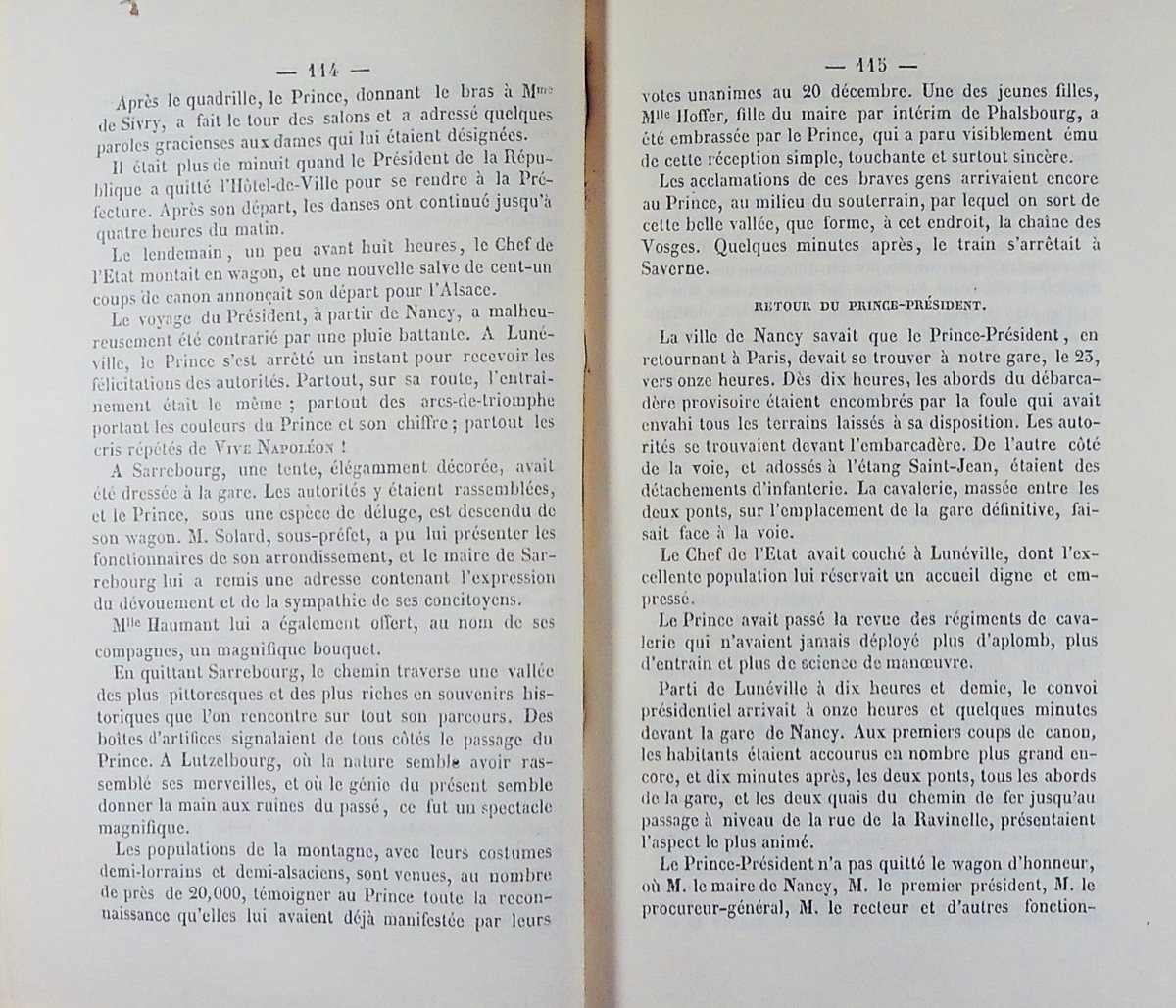 LEPAGE et GEORGE-GRIMBLOT - Annuaire administratif de la Meurthe. 1853, en reliure d'époque.-photo-2