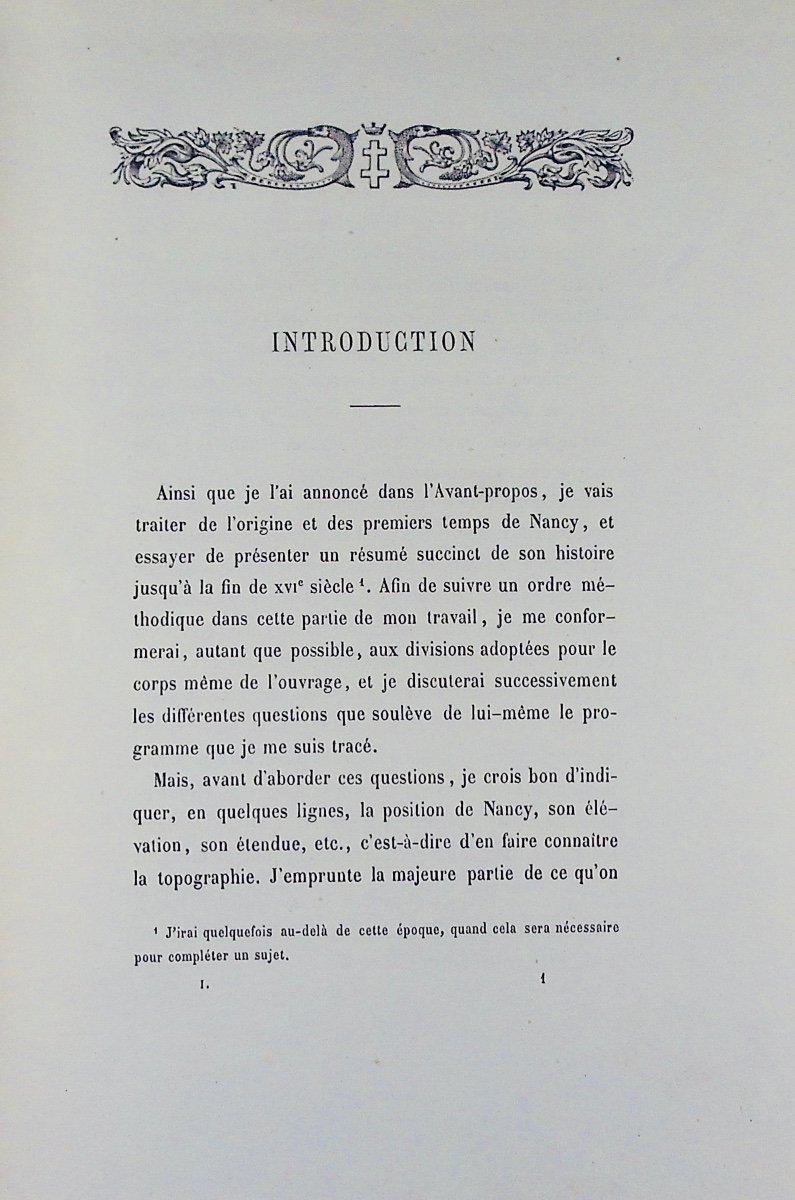 LEPAGE (Henri) - Les archives de Nancy. Wiener, 1865, 4 volumes brochés.-photo-2