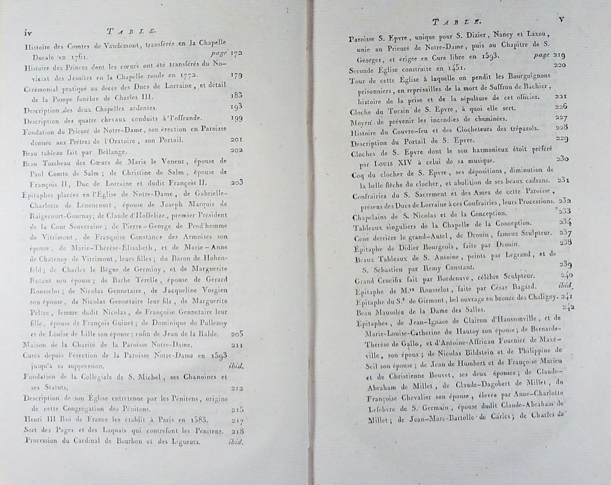 Lionnois - History Of The Old And New Towns Of Nancy. Haener, 1811, Bound, Without Plan.-photo-4