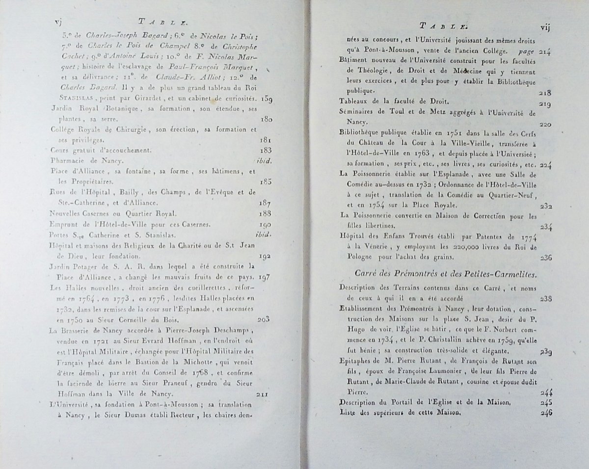 Lionnois - History Of The Old And New Towns Of Nancy. Haener, 1811, Bound, Without Plan.-photo-3