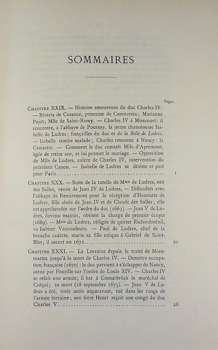 LUDRES (Comte de) - Histoire d'une famille de la Chevalerie Lorraine. Paris, Champion, 1893.-photo-5