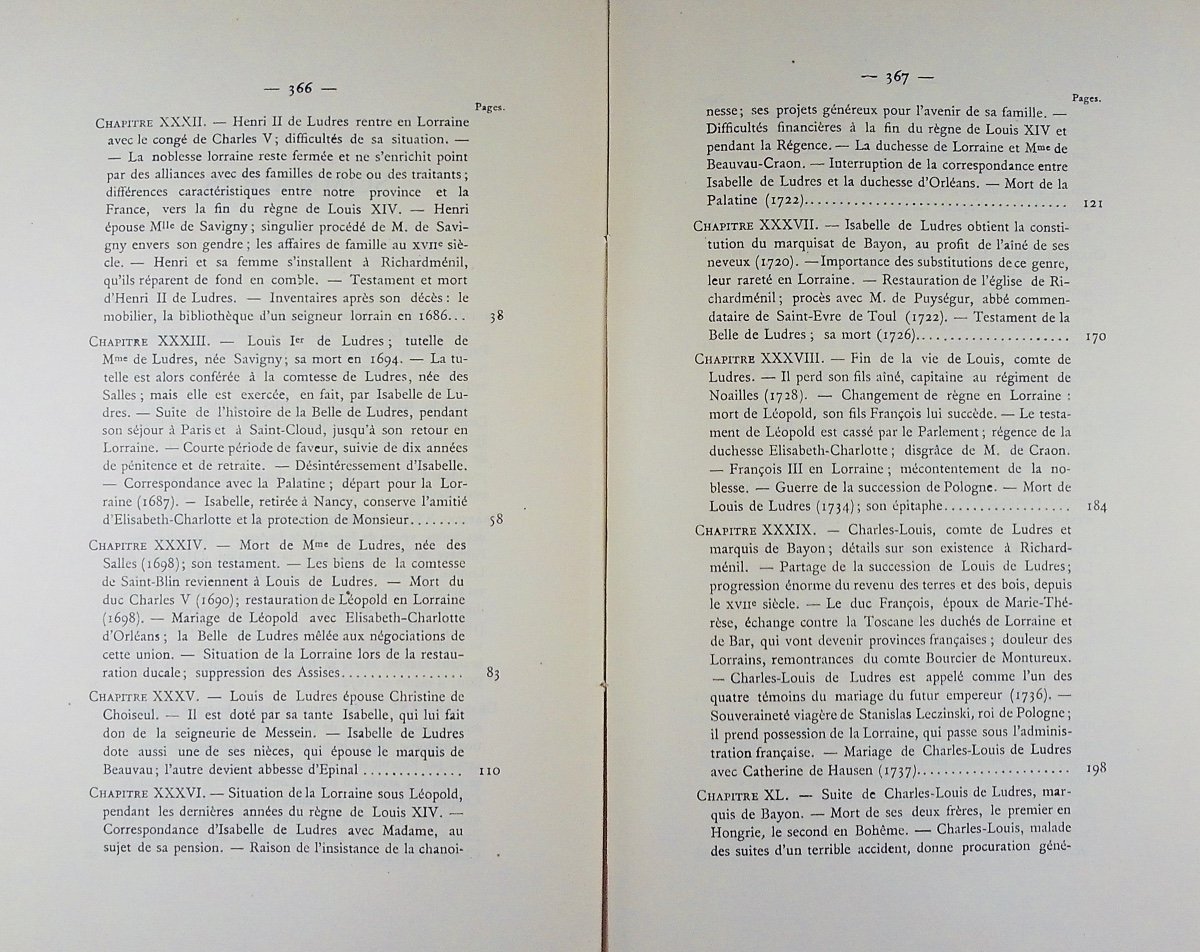 LUDRES (Comte de) - Histoire d'une famille de la Chevalerie Lorraine. Paris, Champion, 1893.-photo-6