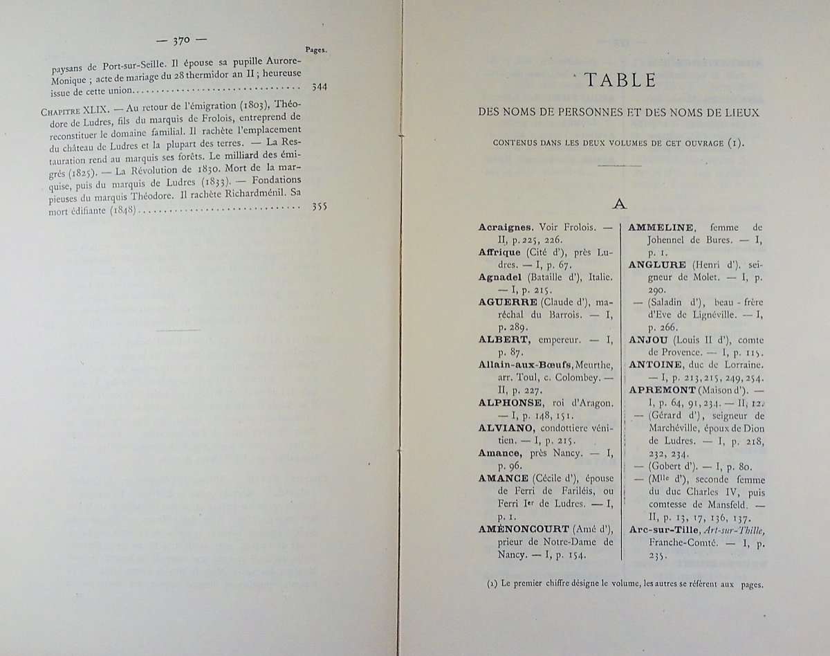 LUDRES (Comte de) - Histoire d'une famille de la Chevalerie Lorraine. Paris, Champion, 1893.-photo-8