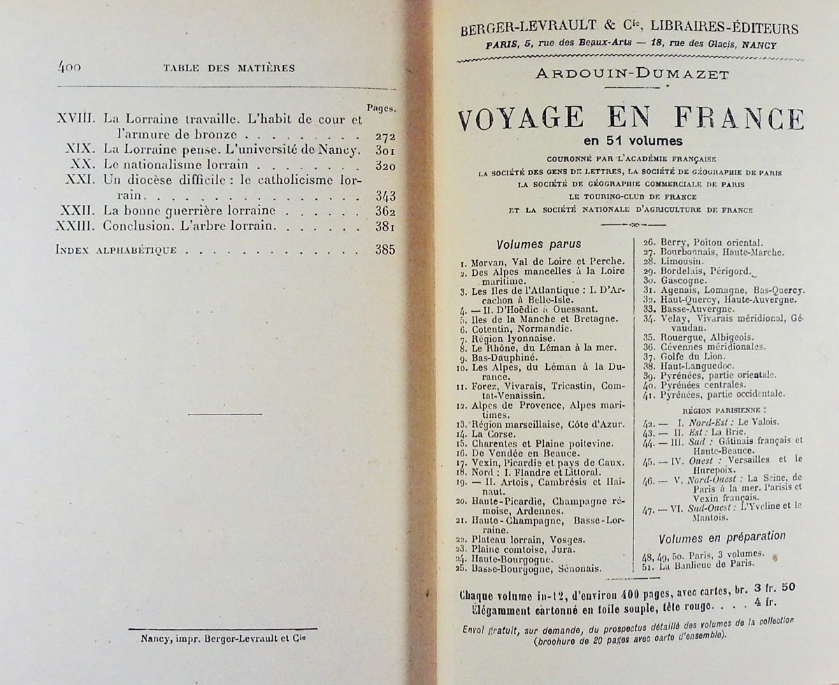 MADELIN (Louis) - Croquis lorrains. Paris, Berger-Levrault, 1907. Envoi de l'auteur.-photo-2