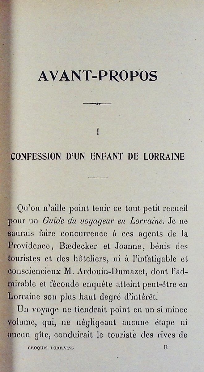 Madelin (louis) - Lorraine Sketches. Paris, Berger-levrault, 1907. Sending By The Author.-photo-8