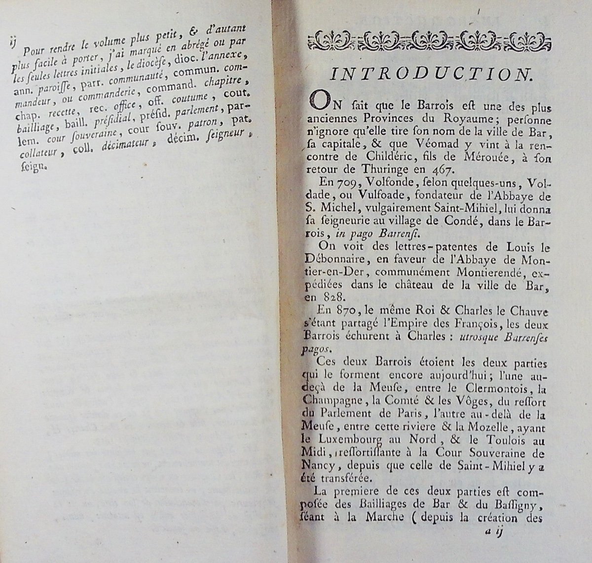 MAILLET - Mémoires alphabétiques pour servir à l'histoire, au pouillié du Barrois. 1773.-photo-4