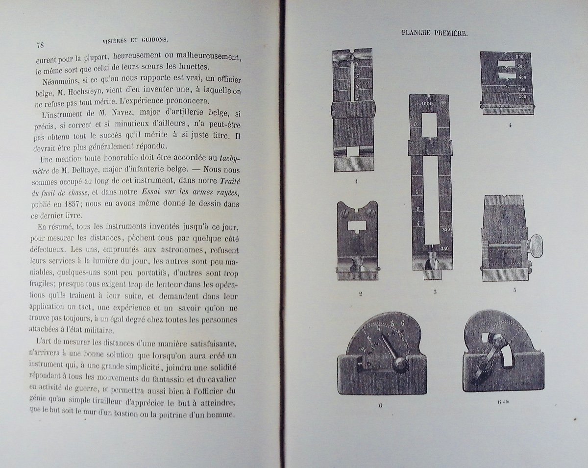 Mangeot (h.) - Striped Weapons Of War. Henri Samuel's Printing House, 1860, 15 Plates.-photo-5