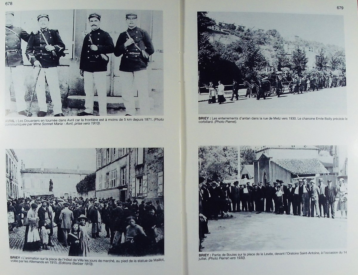 MANGIN (Pierre) - Histoire du pays de Briey. Verdun, chez l'auteur, 1981, 5 volumes brochés.-photo-6