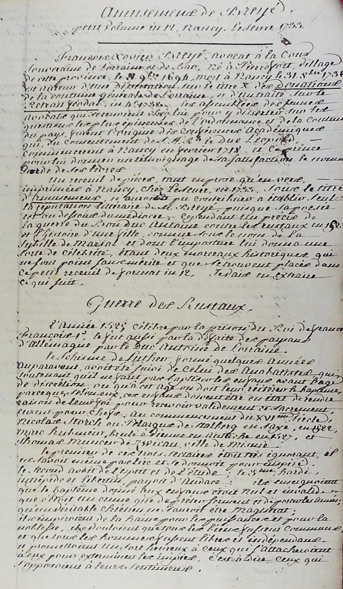 [manuscript] - Handwritten Clippings From Bournon. Circa 1780, Paperback.-photo-5