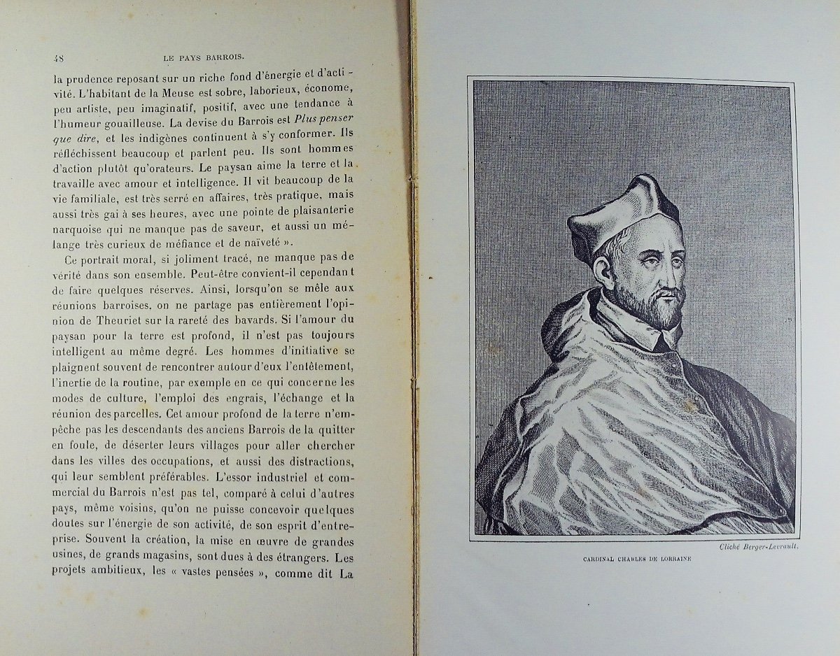 Martin (alexandre) - The Barrois Country Geography And History. Contant-laguerre, 1912, Paperback.-photo-2