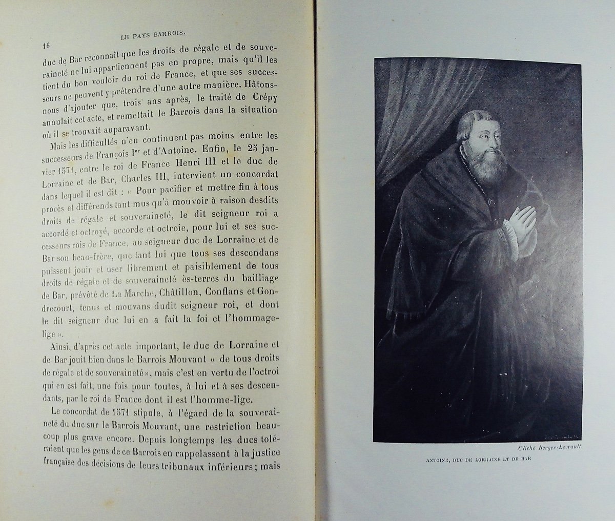 Martin (alexandre) - The Barrois Country Geography And History. Contant-laguerre, 1912, Paperback.-photo-3