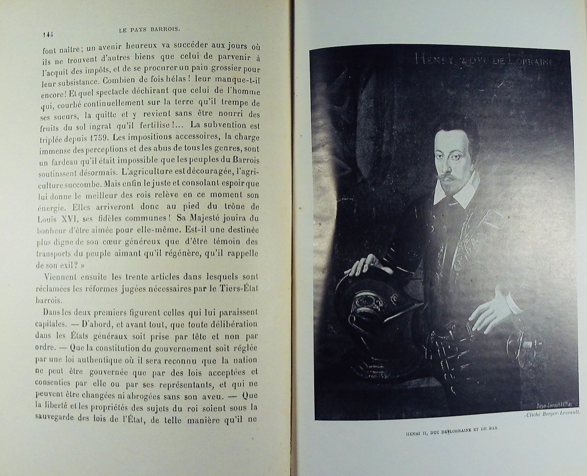 Martin (alexandre) - The Barrois Country Geography And History. Contant-laguerre, 1912, Paperback.-photo-6