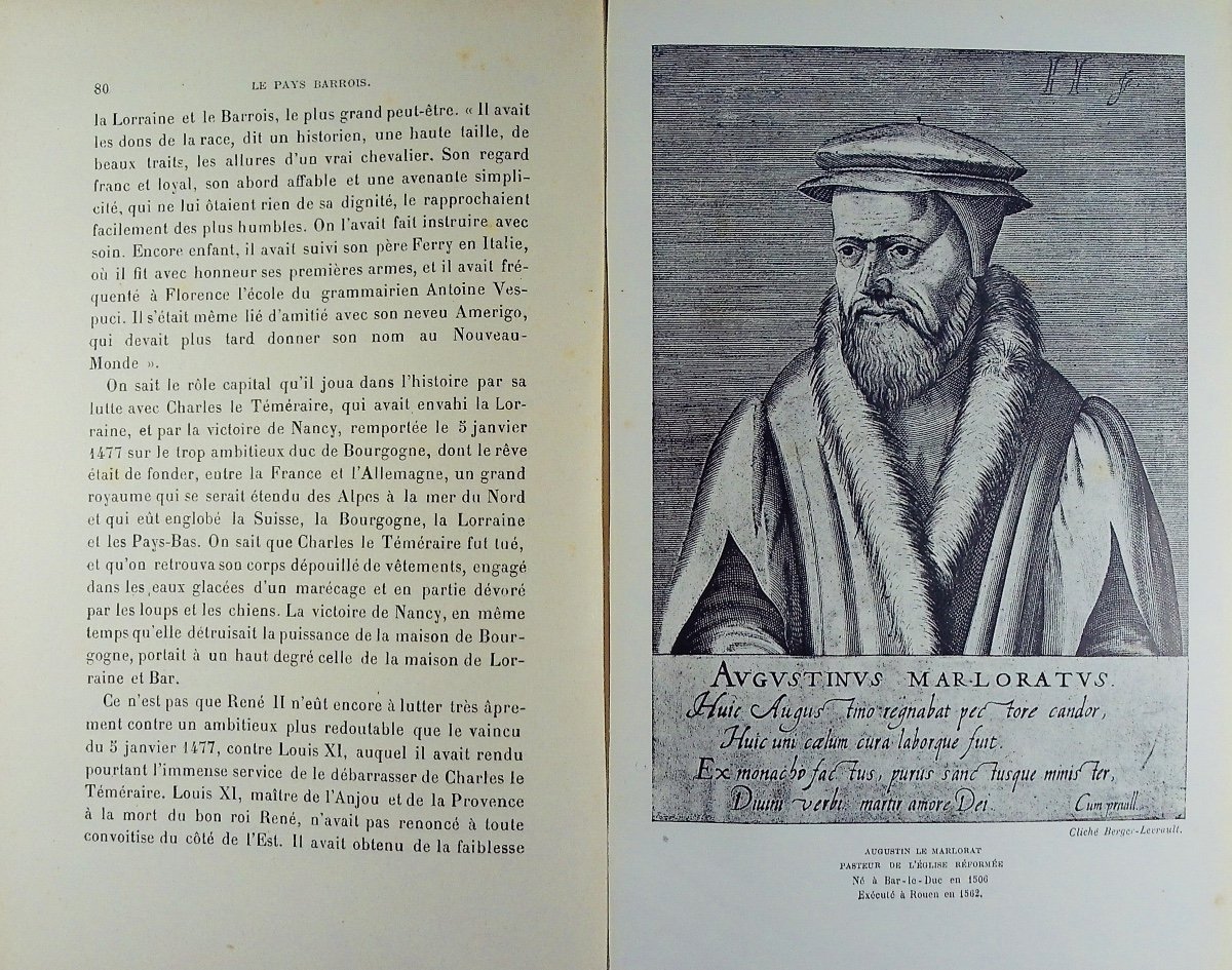 Martin (alexandre) - The Barrois Country Geography And History. Contant-laguerre, 1912, Paperback.