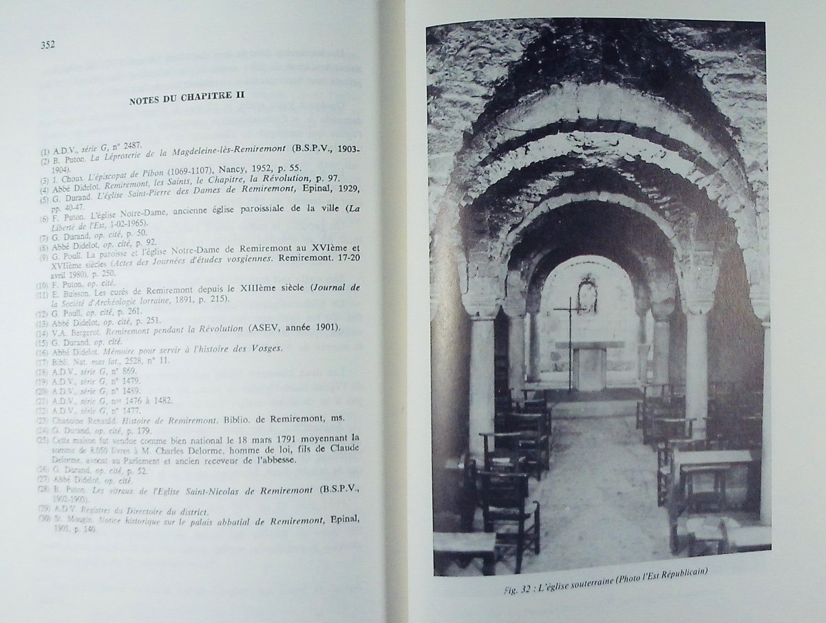 MATHIEU (Abel) - Histoire de Remiremont. Épinal, Éditions du Sapin d'Or, 1984. Broché.-photo-4