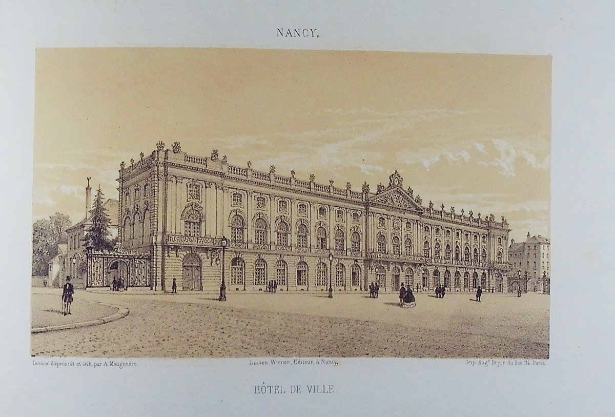 Maugendre (a.) - Views Of Nancy. Nancy, Wiener, Around 1880. Paperback.-photo-4