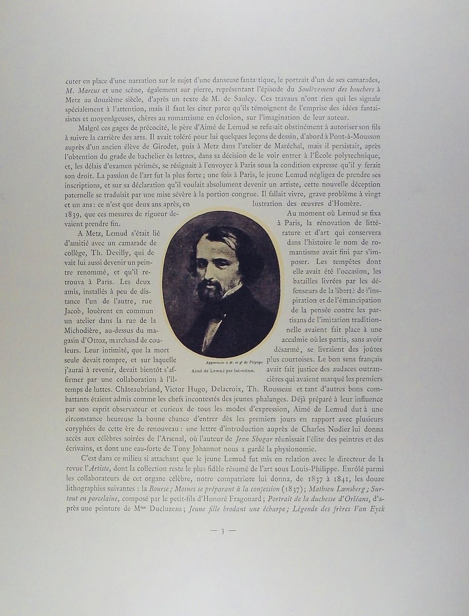 Meixmoron De Dombasle - Aimé De Lemud. Illustrated Lorraine Review, 1912, Paperback.-photo-1