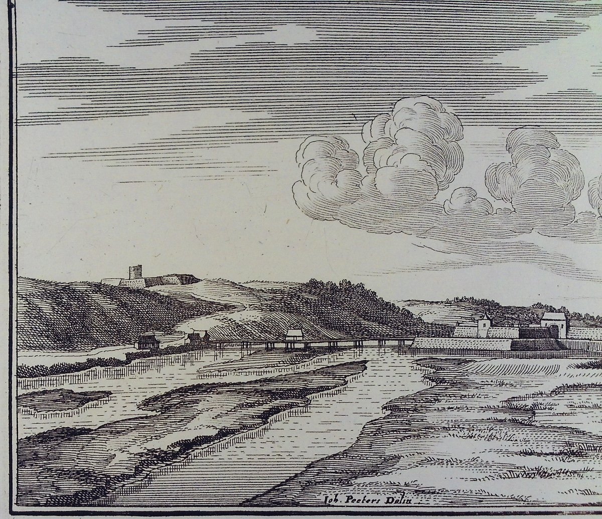 Merian - Perspective View Of Marsal. Sl (frankfurt), Se (gaspar Mérian), Around 1655.-photo-4