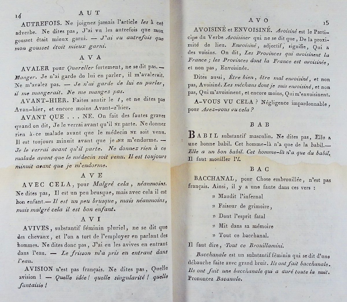 Michel - Dictionary Of Vicious Expressions Used In Lorraine. Vigneulle, 1807.-photo-4