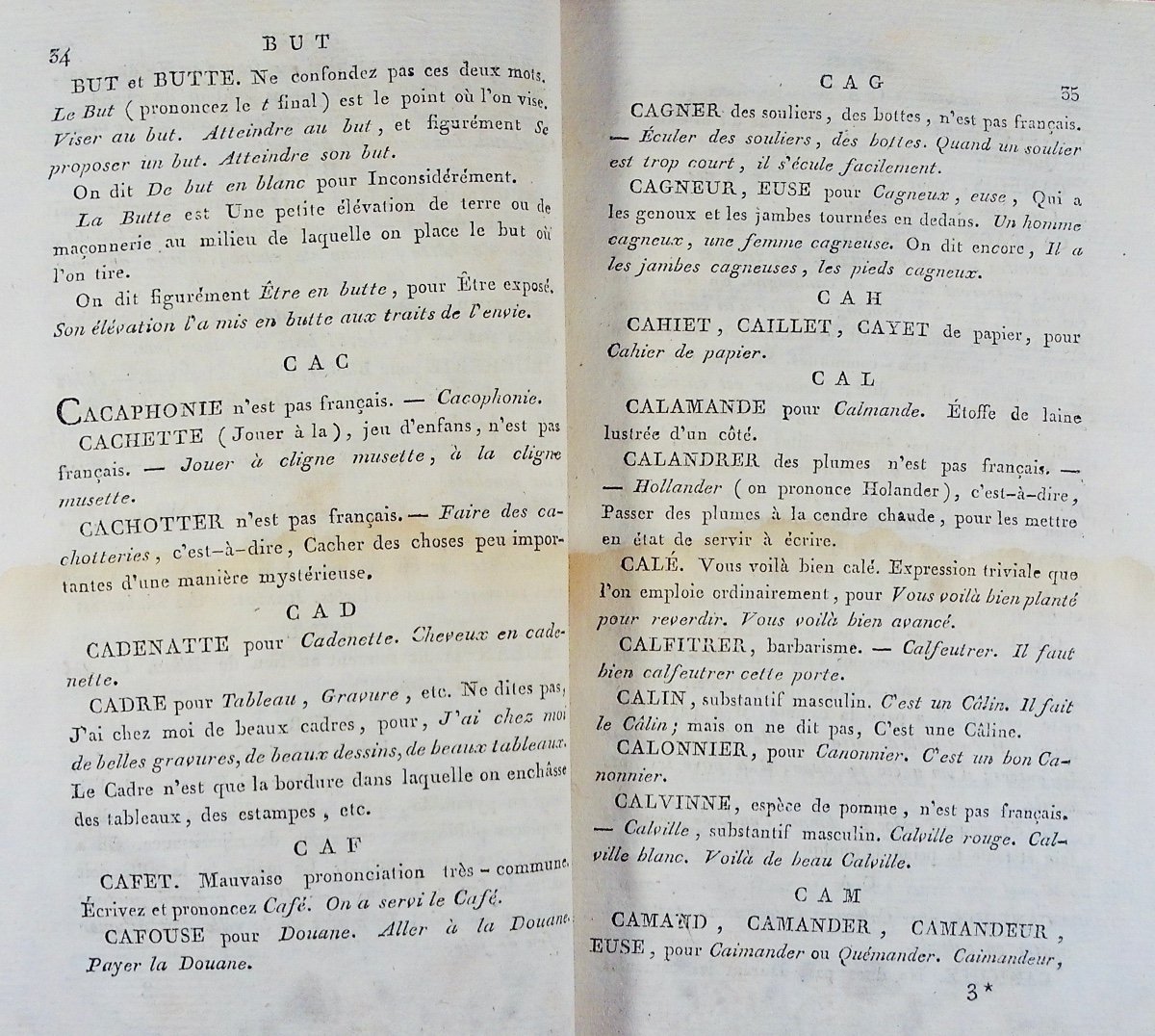 Michel - Dictionary Of Vicious Expressions Used In Lorraine. Vigneulle, 1807.-photo-1