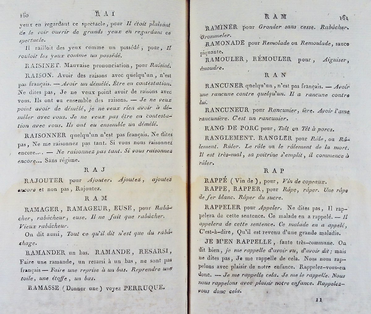 Michel - Dictionary Of Vicious Expressions Used In Lorraine. Vigneulle, 1807.-photo-4