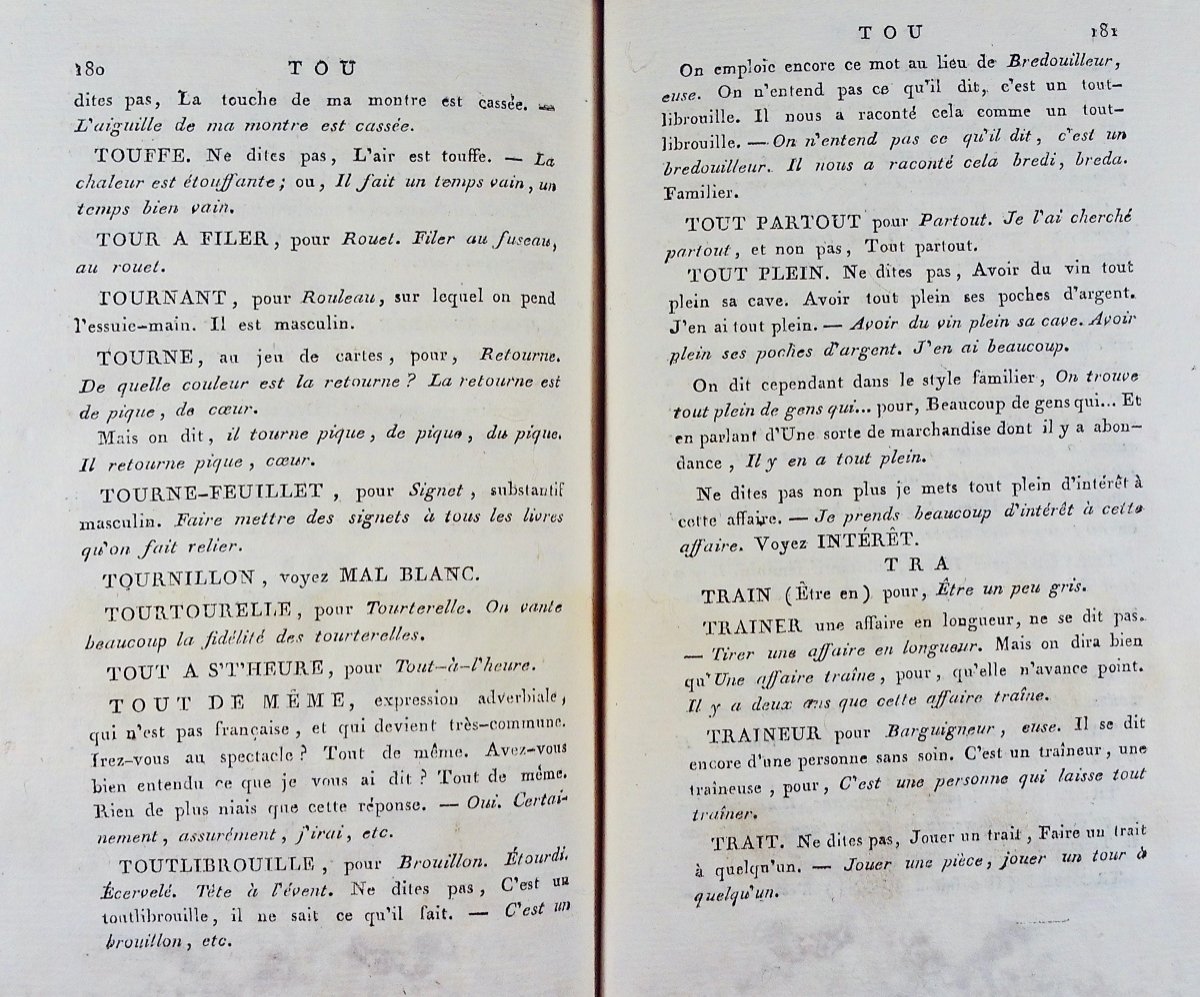 Michel - Dictionary Of Vicious Expressions Used In Lorraine. Vigneulle, 1807.-photo-5